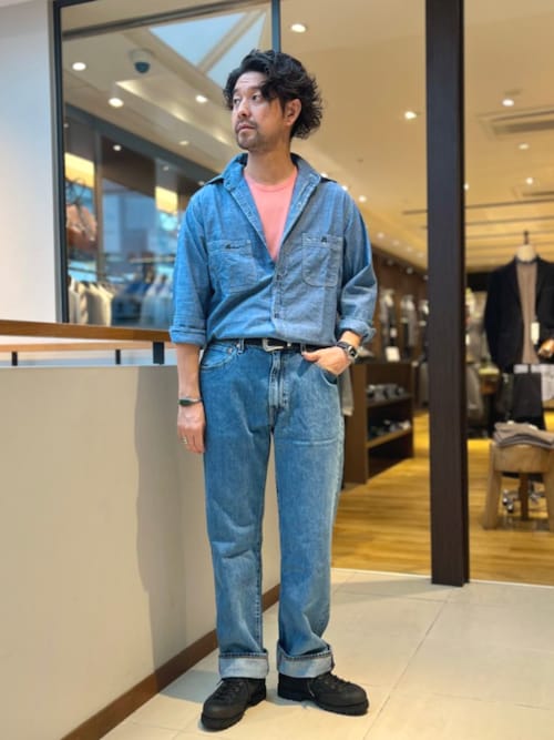 SHIPS:USA CHAMBRAY WORK SHIRT
