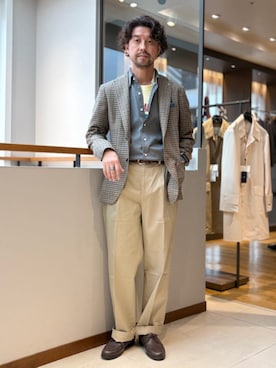 佐藤さん(メンズ・173cm)の秋コーディネート