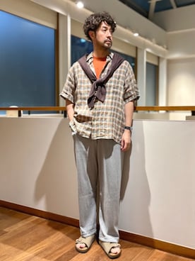 佐藤さん(メンズ・173cm)の夏コーディネート