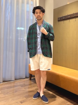 佐藤さん(メンズ・173cm)の夏コーディネート