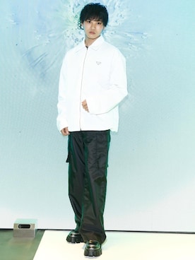 「インスタフォローしてね！」｜wearyusei728さん（メンズ・181cm）の冬コーディネート