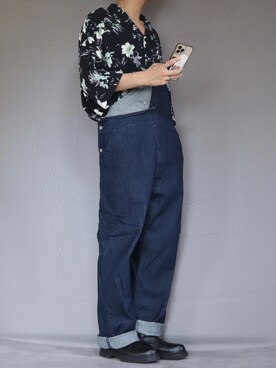 「outfit」｜「アイテム（オールインワン・サロペット）」を使った、Shinさん（メンズ・178cm）の春コーディネート