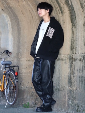 Shinさん(メンズ・178cm)の冬コーディネート