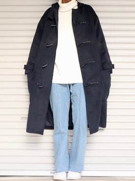 「nowm（ノウム）のアイテム（ジャケット/アウター）」を使った、Shinさん（メンズ・178cm）の冬コーディネート