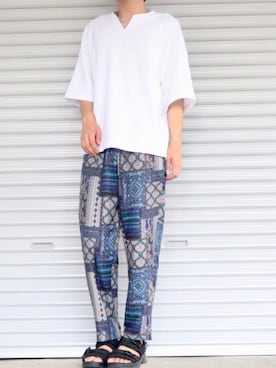 「SlashDate（スラッシュデイト）のアイテム」を使った、Shinさん（メンズ・178cm）の夏コーディネート