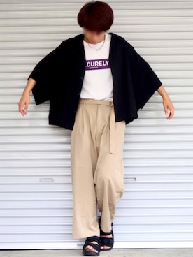 「YUEATE（ユエイト）のアイテム」を使った、Shinさん（メンズ・178cm）の夏コーディネート