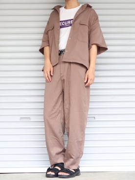 「YARD PLUS（ヤードプリュス）のアイテム」を使った、Shinさん（メンズ・178cm）の夏コーディネート
