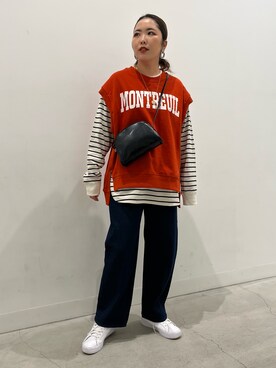 赤スウェット の人気ファッションコーディネート Wear