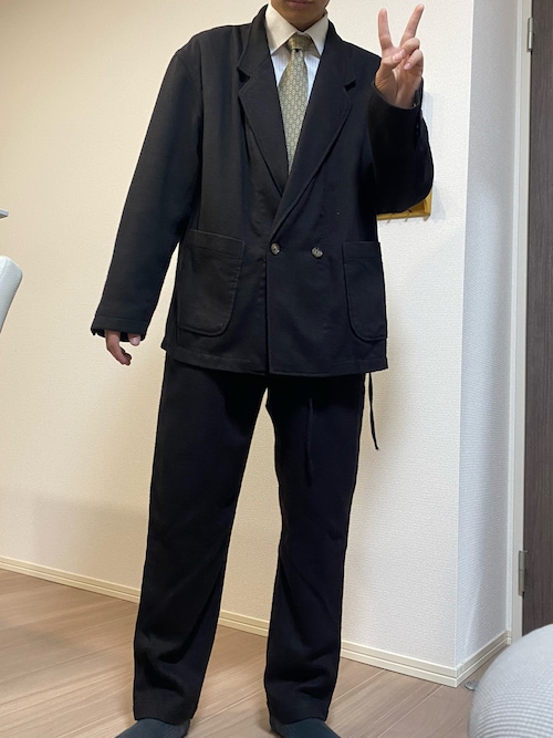 【4点セット】ディオール セットアップ ピンズ シャツ ブラウン 成人式 セットアップ（ブラウン系）を使った「成人式」の人気ファッション