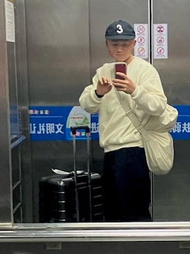 「RED KAP（レッドキャップ）のアイテム（チノパンツ）」を使った、kenhori1124さん（メンズ・167cm）の冬コーディネート