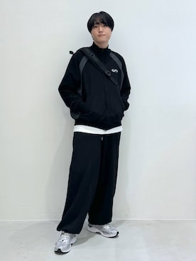 「ALAND（エーランド）のアイテム（トップス）」を使った、Rikutoさん（メンズ・178cm）の冬コーディネート