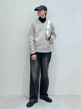 「ALAND（エーランド）のアイテム（ブーツ）」を使った、Rikutoさん（メンズ・178cm）の秋コーディネート