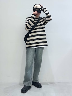「crocs（クロックス）のアイテム」を使った、Rikutoさん（メンズ・178cm）の秋コーディネート