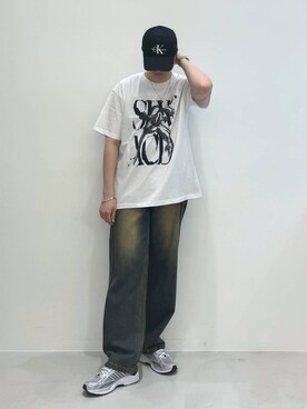 「SLOWACID（スローアシッド）のアイテム」を使った、Rikutoさん（メンズ・178cm）の夏コーディネート