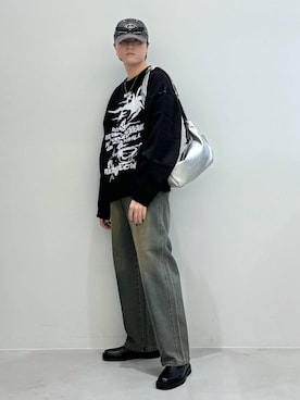 「LMCのアイテム」を使った、Rikutoさん（メンズ・178cm）の秋コーディネート