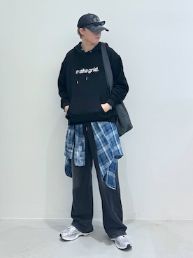 「ALAND（エーランド）のアイテム（トップス）」を使った、Rikutoさん（メンズ・178cm）の秋コーディネート