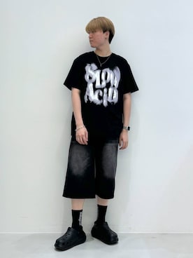 「LEPSIM（レプシィム）のアイテム」を使った、Rikutoさん（メンズ・178cm）の夏コーディネート