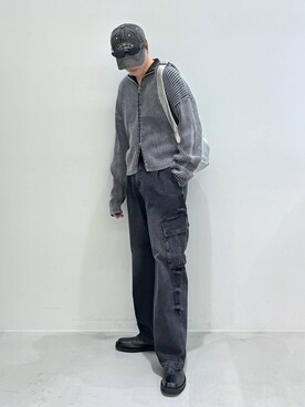 「LMCのアイテム」を使った、Rikutoさん（メンズ・178cm）の秋コーディネート