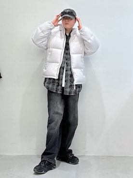 「LMCのアイテム」を使った、Rikutoさん（メンズ・178cm）の秋コーディネート