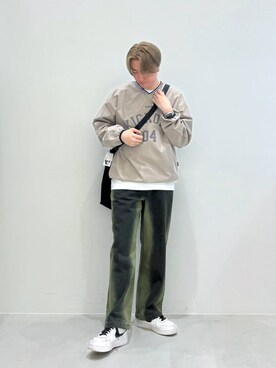 「NASTY KICK（ナスティーキック）のアイテム」を使った、Rikutoさん（メンズ・178cm）の春コーディネート