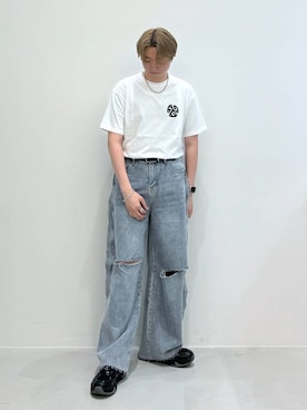 「Cavish（カビシ）のアイテム」を使った、Rikutoさん（メンズ・178cm）の春コーディネート