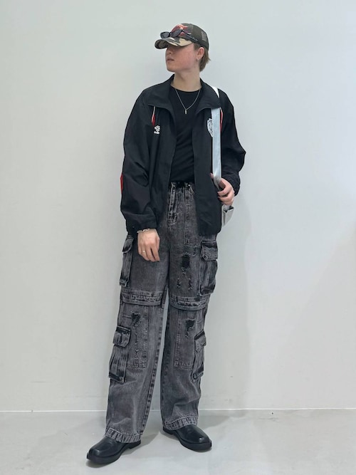 セール】【UNISEX】UMBRO×ALAND／ナイロントラックブルゾン（ナイロン 