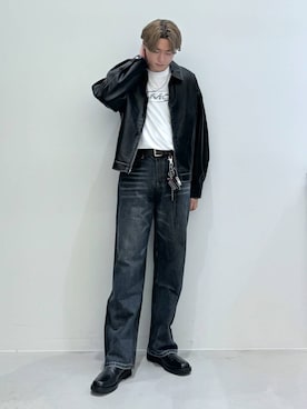 「アイテム（ブルゾン）」を使った、Rikutoさん（メンズ・178cm・20代）の秋コーディネート