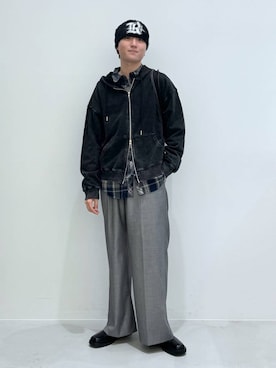 「ALAND（エーランド）のアイテム（ブーツ）」を使った、Rikutoさん（メンズ・178cm）の秋コーディネート
