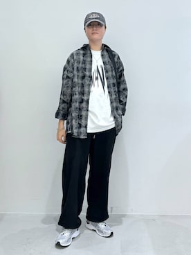 「LMCのアイテム」を使った、Rikutoさん（メンズ・178cm）の秋コーディネート