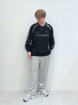 「ALAND（エーランド）のアイテム（パンツ）」を使った、Rikutoさん（メンズ・178cm）の春コーディネート