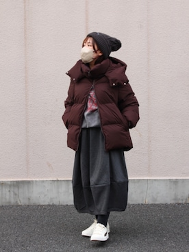 「PUMA(プーマ)のアイテム」を使った、はぱや.さん(レディース・147cm)の冬コーディネート