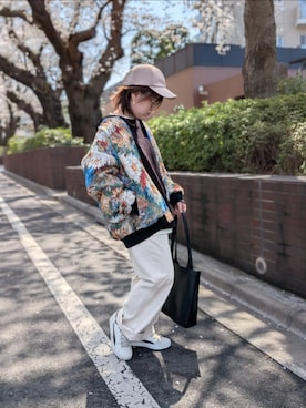 「PUMA（プーマ）のアイテム」を使った、はぱや.さん（レディース・147cm）の春コーディネート