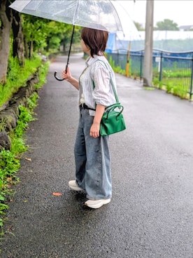 「GAP（ギャップ）のアイテム（トップス）」を使った、はぱや.さん（レディース・147cm）の夏コーディネート
