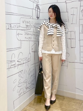 natsuさん（レディース・156cm）の春コーディネート