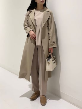 「アイテム（セットアップ）」を使った、minmi.さん（レディース・165cm）の冬コーディネート