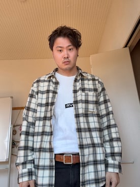 「アイテム（スウェット）」を使った、tjatwoさん（メンズ・180cm）の秋コーディネート