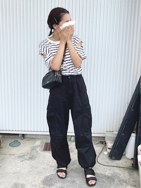 「Samantha Thavasa Petit Choice（サマンサタバサ　プチチョイス）のアイテム（バッグ）」を使った、もこさん（レディース・164cm）の秋コーディネート