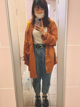 「WEGO（ウィゴー）のアイテム（シューズ）」を使った、chikachiloさん（レディース・158cm）の春コーディネート