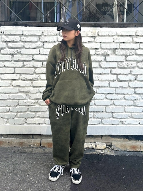 Stone  ブラック パーカー スウェットパンツ　セットアップ セール】【STAYGOLD】ブラックストーン ボンディング スウェットパンツ
