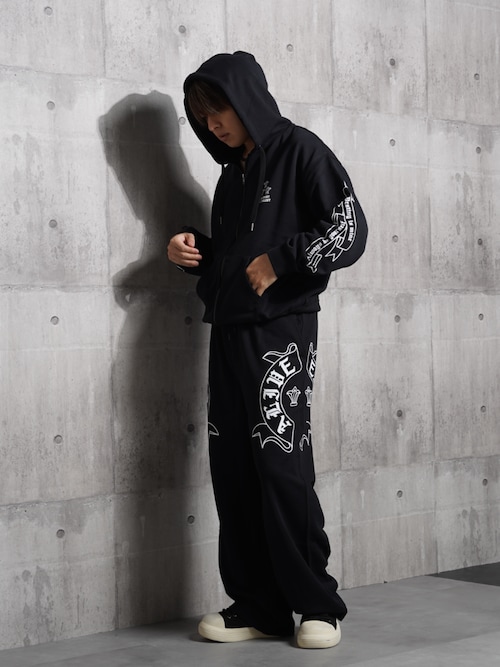 セール】【セットアップ 対応】CVC裏毛 ロゴ スウェット パンツ / CVC