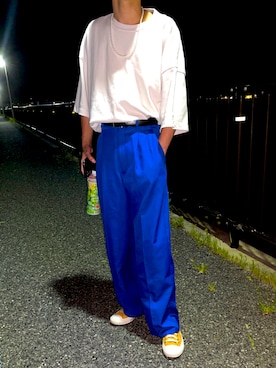 「ASTRONOMY（アストロノミー）のアイテム（アクセサリー）」を使った、takeki25さん（メンズ・163cm）の夏コーディネート