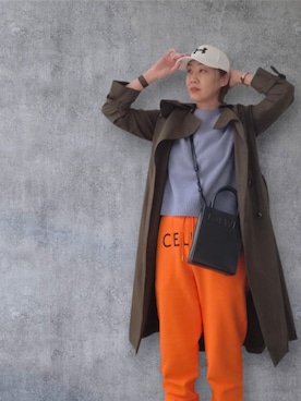 「アイテム（バッグ）」を使った、yukikiさん（レディース・170cm・50代）の秋コーディネート