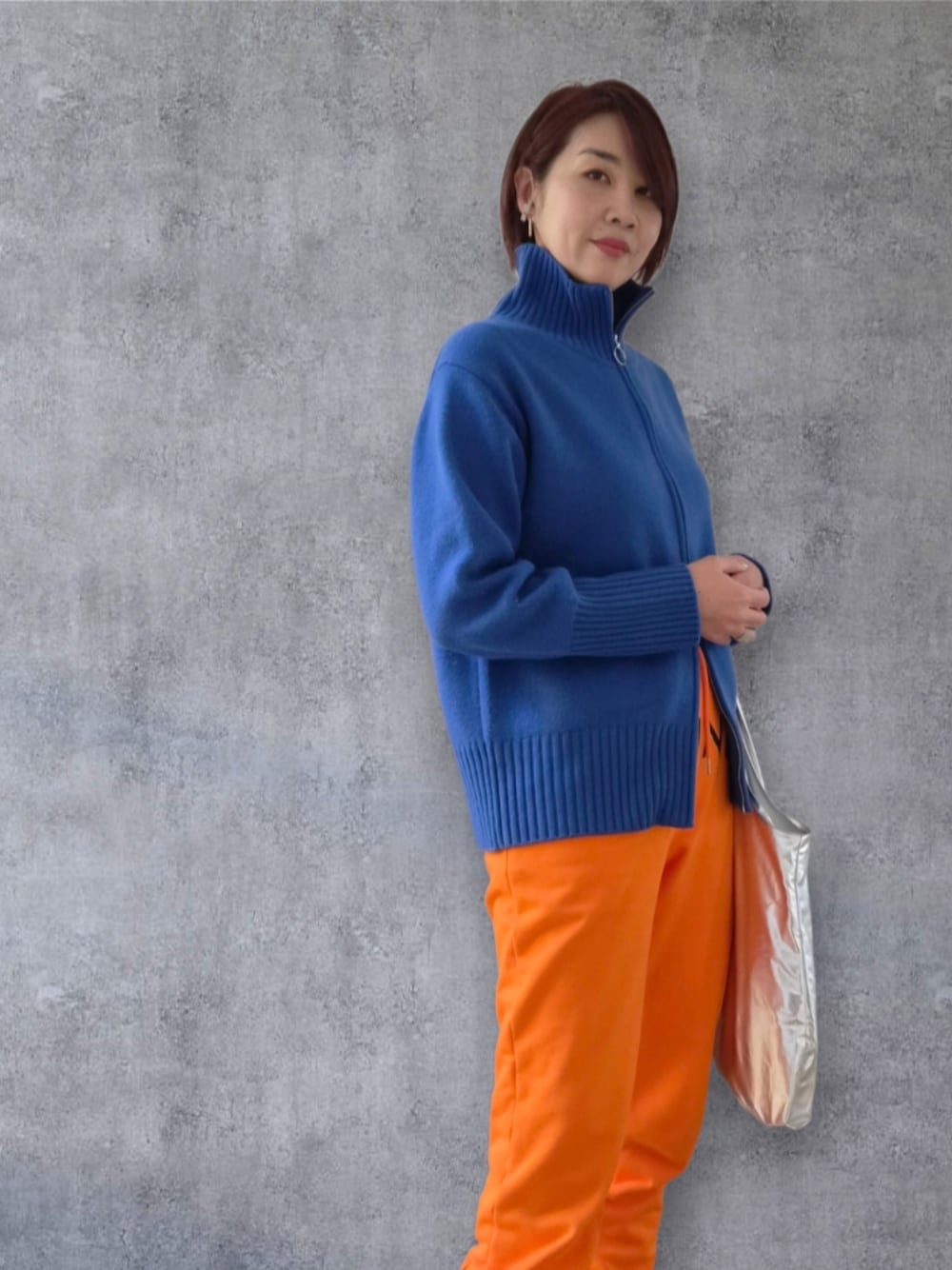 CELINE スウェットネイビーS CELINE アクアブルー スウェット