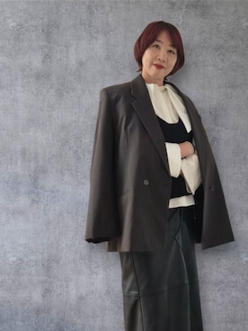 「STYLEMIXER（スタイルミキサー）のアイテム」を使った、yukikiさん（レディース・170cm）の春コーディネート