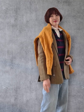 yukikiさん（レディース・170cm）の冬コーディネート