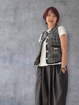 「CHANEL（シャネル）のアイテム」を使った、yukikiさん（レディース・170cm）の春コーディネート