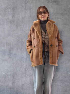 「アイテム（トップス）」を使った、yukikiさん（レディース・170cm・50代）の冬コーディネート