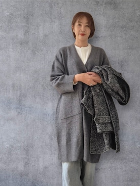 「アイテム（トップス）」を使った、yukikiさん（レディース・170cm・50代）の冬コーディネート