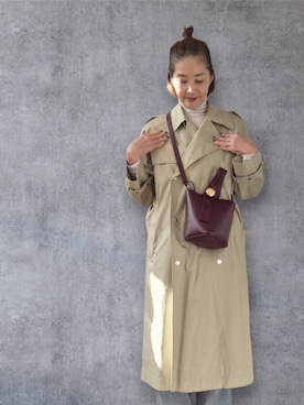 「アイテム（ジャケット/アウター）」を使った、yukikiさん（レディース・170cm）の秋コーディネート