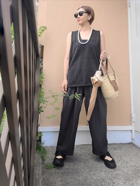 「アイテム（バッグ）」を使った、yukikiさん（レディース・170cm・50代）の夏コーディネート